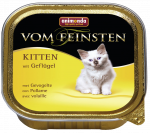 Vom feinsten jaunų kačių konservuotas pa&scaron;aras su pauk&scaron;tiena 100 g