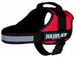 Petne&scaron;os Julius-K9 raudonos spalvos, 0/M&ndash;L: 58&ndash;76 cm
