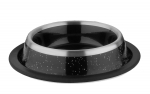 Moon gyvūnų augintinių dubenėlis, metalinis juodas, 0,25 l, &Oslash;15,5 cm