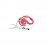 Comfort juostelinis pavadis S, iki 15kg 5m juostelinis, raudonos spalvos