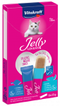 Jelly Lovers kačių pa&scaron;aro papildas - skanėstai su la&scaron;i&scaron;a ir plek&scaron;nėmis 6x15 g