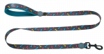 LOCO &scaron;unų pavadėlis 150 cm, su kauliukais, M, juodas