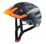 helmet Cratoni Maxster Pro (Kid), black/orange matt, size XS/S (46-51cm)