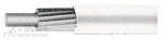 &Scaron;arvas pavarų troseliui 4mm baltas