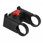 Vairo laikiklis Klickfix Juodas (Doggy krep&scaron;eliui) 31,8mm vairui