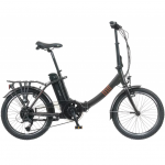 El. Dviratis sulankstomas Levit Chilo 3 Juodas
