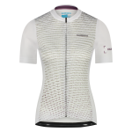 Mar&scaron;kinėliai moteri&scaron;ki Shimano Colore White/Grey Short Sleeves Jersey