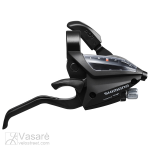Pavarų stabdžių rankenėlė de&scaron;inė 7pav. Shimano ST-EF500 2F juoda