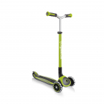 Paspirtukas Globber Master Lights, lime green, 125/80mm, light wheels