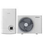 Oras&ndash;vanduo &scaron;ilumos siurblys Hitachi airH2O 400 Split komplektas R32, 12 kW, 400 V (HZKF12KIO-Q / HZKF12KSO-Q)