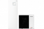 Oras-vanduo &scaron;ilumos siurblys Hitachi AirH2O 600 SCombi su 220 l vandens &scaron;ildytuvu 8kW RWD-3.0RW3E-220S/RAS-3.0WHVRP2E