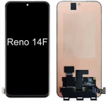 Ekranas tinkantis Oppo Reno 14F/14FS su lietimui jautriu stikliuku Black