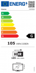 Hisense 43DM66D | Digital Signage Display | 43 " | Landscape/Portrait | 24/7 | Android | Wi-Fi | 8 ms | 178 &deg; | 178 &deg;