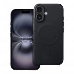 Dėklas Silicone Mag Cover (MagSafe) skirtas iPhone 16 juodas
