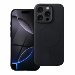 Dėklas Silicone Mag Cover (MagSafe) skirtas iPhone 16 Pro Max juodas