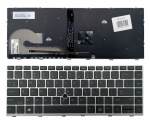 Klaviatūra HP: EliteBook 840 G5 846 G5 745 G5 (sidabrinė, su ap&scaron;vietimu)