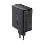 Įkroviklis Acefast A94 100W GaN 3xUSB-C/USB-A juodas