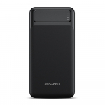 I&scaron;orinė baterija Power Bank Awei P6K 5V/2.1A 20000mAh juoda