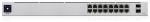Switch|UBIQUITI|USW-16-POE|Type L2|Desktop/pedestal|Rack|16x10Base-T / 100Base-TX / 1000Base-T|2xSFP|PoE ports 16|PoE+ ports