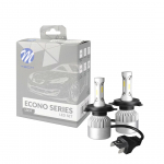 LED pagrindinės &scaron;viesos H4, 6500K, COB Epistar, 2vn