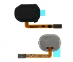Lanksčioji jungtis Samsung A405 A40 2019 su juodu pir&scaron;tų atspaudų jutikliu (fingerprint) originalus (used Grade A)