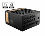 Power Supply|MSI|1300 Watts|Efficiency 80 PLUS PLATINIUM|PFC Active|MEGAI1300PPCIE5