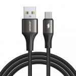 USB kabelis Joyroom SA25-AC3 USB to USB-C 3A 1.2m juodas