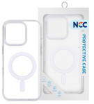 Dėklas NCC Clear Mag Cover (MagSafe) skirtas iPhone 15 Plus skaidrus
