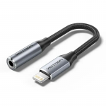 Adapteris lightning į 3,5mm lizdą, Vention, BMBHA, black