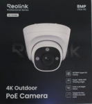 SALE OUT. Reolink PCRPD4K01 Smart 4K 125&deg; View PoE Dome Camera | Reolink 4K Smart PoE Camera with Color Night Vision