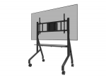 Neomounts Floor stand | FL50-575BL1 TV trolley | Adjustable Height | 65-110 " | Maximum weight (capacity) 125 kg | Black