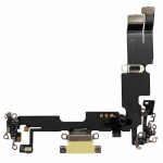 Lanksčioji jungtis skirta iPhone 14 Plus įkrovimo kontaktų, su mikrofonu Yellow naudota ORG