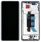 Ekranas tinkantis Xiaomi Redmi Note 14 Pro 5G su lietimui jautriu stikliuku ir rėmeliu Midnight Black (service pack)