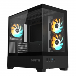 Case|GIGABYTE|C201 PANORAMIC|MidiTower|Case product features Rackmountable/Removeable HDD basket/Transparent panel|Not include
