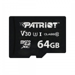 Micro SD atminties korta 64GB, SDXC, UHS-I, PSF64GVX31MCX, Patriot