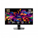 Monitor|MSI|31.5"|Gaming|Panel QD-OLED|3840x2160|16:9|165Hz|0.03 ms|Swivel|Pivot|Height adjustable|Tilt|Colour Blac