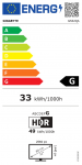 Gigabyte GS32QA | 32 " | SS IPS | QHD | 180 Hz | 1 ms | 2560 x 1440 pixels | 300 cd/m&sup2; | HDMI ports quantity 2