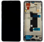 Ekranas tinkantis Xiaomi Poco X6 5G su lietimui jautriu stikliuku ir rėmeliu Blue (compatible with Redmi Note 13 Pro 5G) (servic