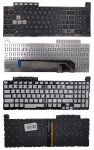 Klaviatūra ASUS FA506, FA706, US, su RGB pa&scaron;vietimu