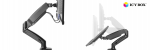 ICY BOX IB-MS303-T Monitor stand with desk mounted base for a screen size up to 27" | Raidsonic