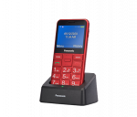 Panasonic | KX-TU155EXBN | Red | 2.4 " | TFT-LCD | microSD/microSDHC MB | Bluetooth | USB version micro USB | Built-in camera