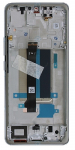 Ekranas tinkantis Xiaomi Redmi Note 13 Pro+ 5G su lietimui jautriu stikliuku ir rėmeliu Moonlight White (service pack)