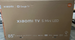 SALE OUT. Xiaomi TV S Mini LED 85 2026 | SALE OUT. | Xiaomi S Mini LED 2026 | 85 | Smart TV | Google TV | 4K UHD | Dark Grey