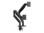 Digitus Desk Mount | Height, tilt, rotation, depth, pivot | Dual Monitor Mount | 2x 45 " | Maximum weight (capacity) 2x 20 kg