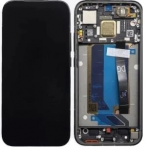 Ekranas tinkantis Xiaomi Poco X8 Pro 5G su lietimui jautriu stikliuku ir rėmeliu Black (service pack)