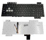 Klaviatūra ASUS ROG GL703GS GL703GM FX504 FX505, US, su pa&scaron;vietimu