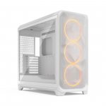 Fractal Design Meshify 3 XL | White RGB TG Clear Tint | Mid-Tower | Power supply included No | ATX