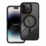 Dėklas Color Edge Mag Cover (MagSafe) skirtas iPhone 15 Plus juodas