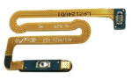 Lanksčioji jungtis Samsung A125 A12/A127 A12S on/off + Fingerprint mygtuku Black originali (used Grade A)