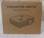 SALE OUT. Acer PREDATOR GM712 Projector, DLP, 4K UHD, 4000lm, 20000/1, HDMI, Black | SALE OUT. Acer PREDATOR GM712